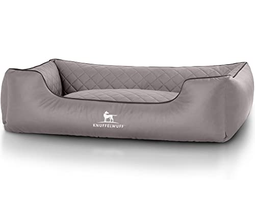 Knuffelwuff Orthopädisches Hundebett Madison XXL 120 x 85cm Grau - 2